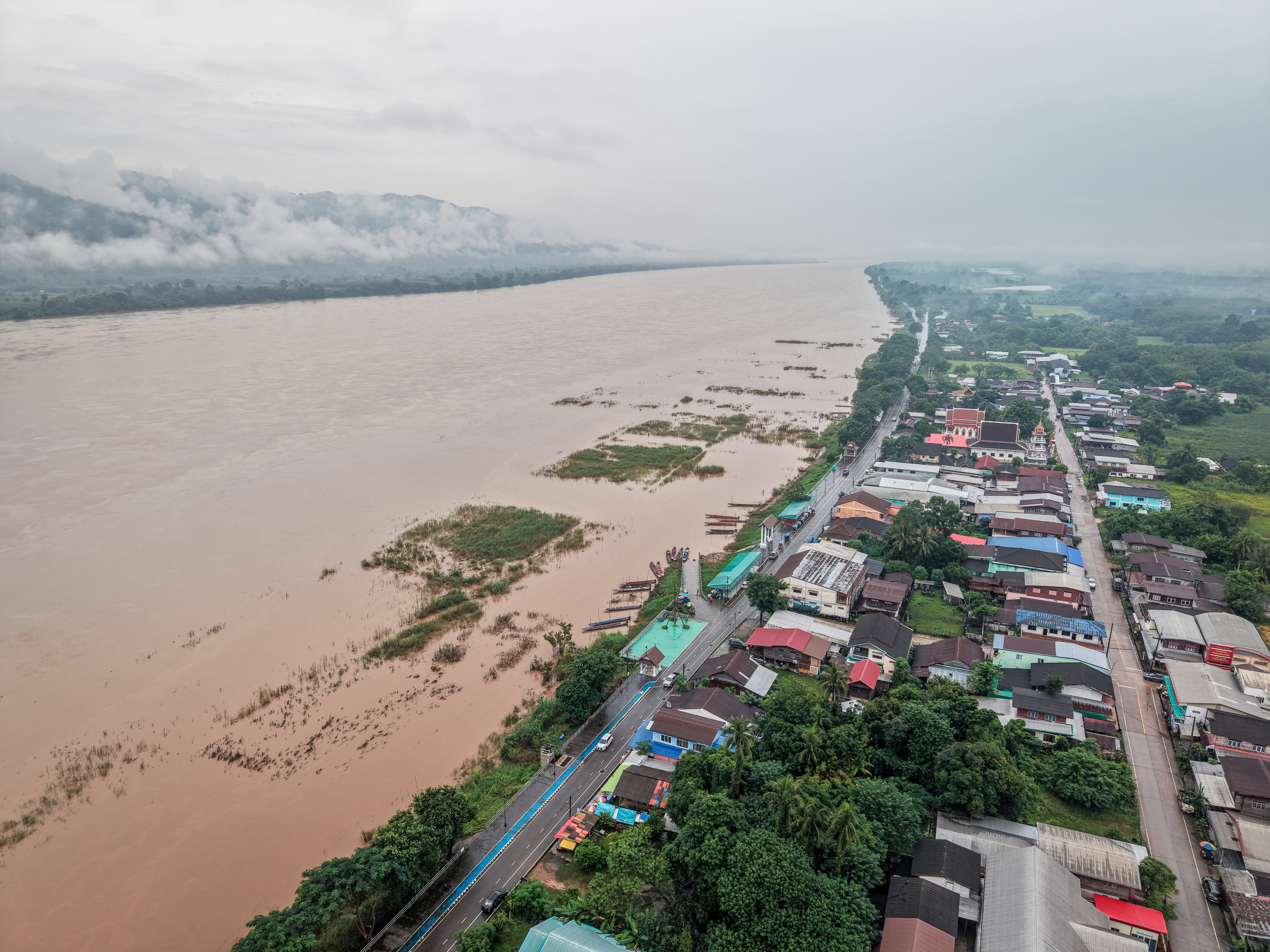 ภาพมุมสูงเทศบาลตำบลบุ่งคล้า